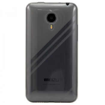 Ультратонкий дизайнерский силиконовый чехол для Meizu MX4 Серый