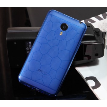 Силиконовый чехол серия соты для Meizu MX4 Синий
