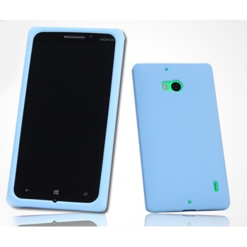 Силиконовый софт-тач премиум чехол для Nokia Lumia 930 Голубой