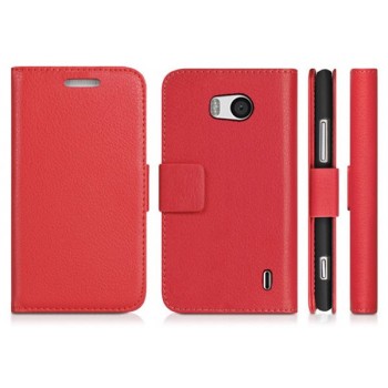 Чехол портмоне подставка с защелкой для Nokia Lumia 930 Красный