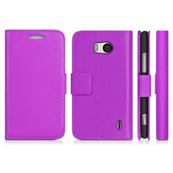 Чехол портмоне подставка с защелкой для Nokia Lumia 930 Фиолетовый