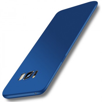 Матовый силиконовый чехол для Samsung Galaxy S8 Plus с покрытием софт-тач Синий