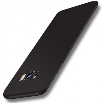 Матовый силиконовый чехол для Samsung Galaxy S8 Plus с покрытием софт-тач Черный