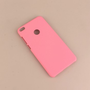 Пластиковый непрозрачный матовый чехол для Huawei Honor 8 Lite Розовый