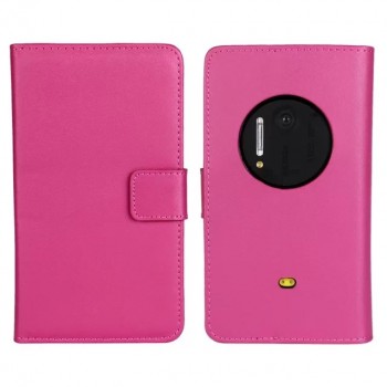 Чехол портмоне подставка для Nokia Lumia 1020 Пурпурный