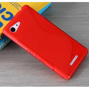 Силиконовый S чехол для Sony Xperia E3 dual Красный