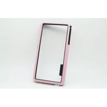 Бампер силиконовый двухцветный для Sony Xperia Z3 Compact (d5803) Розовый