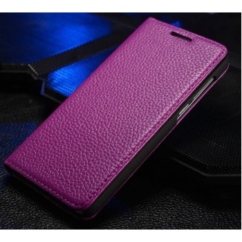 Кожаный чехол флип-подставка Чехол для Huawei Honor 6 Фиолетовый