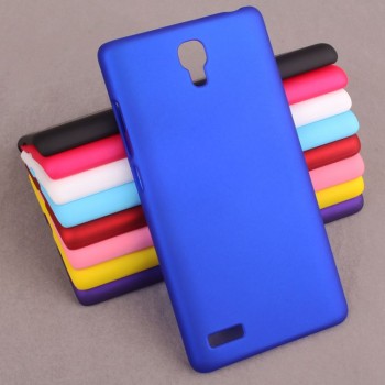 Пластиковый матовый непрозрачный чехол для Xiaomi RedMi Note Синий