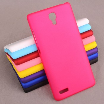 Пластиковый матовый непрозрачный чехол для Xiaomi RedMi Note Пурпурный