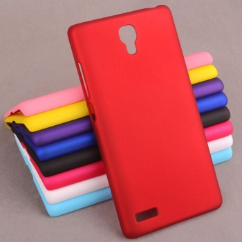 Пластиковый матовый непрозрачный чехол для Xiaomi RedMi Note Красный