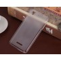 Силиконовый матовый полупрозрачный чехол для Sony Xperia M5