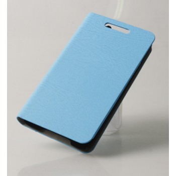 Текстурный чехол флип подставка на присоске для Blackberry Z30 Голубой