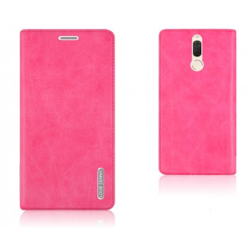 Винтажный чехол портмоне подставка текстура Узоры с отсеком для карт на присосках для Huawei Nova 2i Розовый