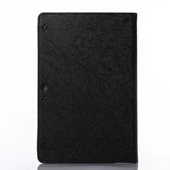 Чехол подставка с рамочной защитой текстура Линии для Lenovo Tab 2 A10-70/Tab 3 10 Business Черный
