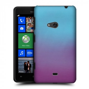 Градиентный пластиковый чехол для Nokia Lumia 625 Фиолетовый