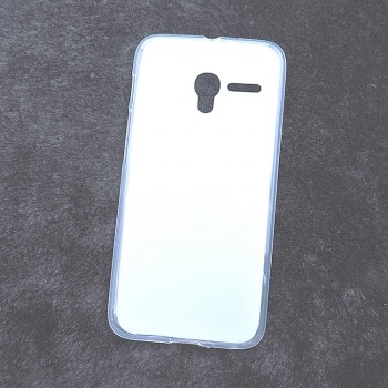 Силиконовый матовый полупрозрачный чехол для Alcatel One Touch Pixi 3 (4.5) Белый