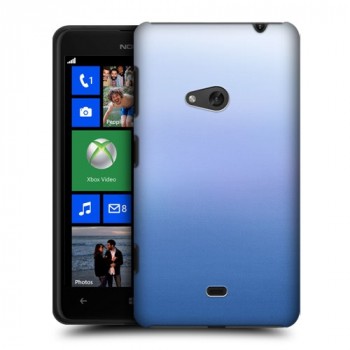 Градиентный пластиковый чехол для Nokia Lumia 625 Синий