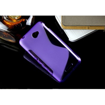 Силиконовый S чехол для Sony Xperia E4 Фиолетовый
