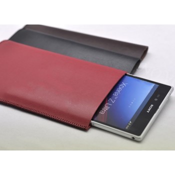 Мешок из искусственной кожи для Sony Xperia T2 Ultra Красный