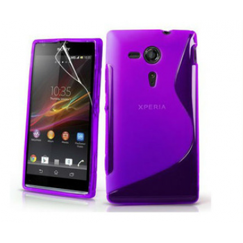 Силиконовый чехол S для Sony Xperia SP Фиолетовый