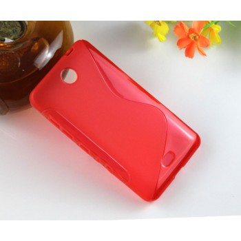 Силиконовый S чехол для Microsoft Lumia 430 Dual SIM Красный