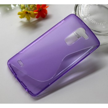 Силиконовый S чехол для LG G3 Stylus Фиолетовый