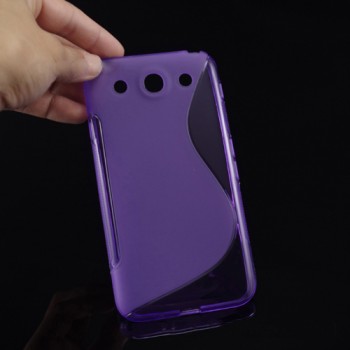 Чехол силиконовый S для LG Optimus G Pro E988 Фиолетовый