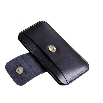 Кожаная кобура с кнопкой и карманом (нат. кожа) для Iphone 6 (изготовление под заказ)