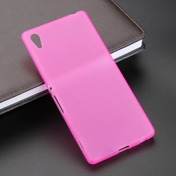 Силиконовый чехол для Sony Xperia Z Розовый