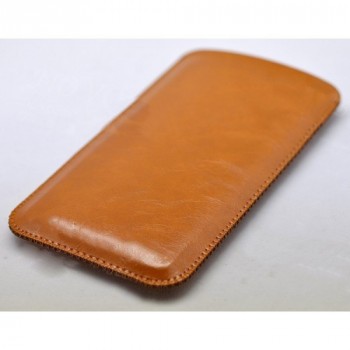 Кожаный мешок для HTC One M9 Оранжевый