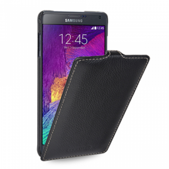 Кожаный чехол вертикальная книжка (нат. кожа) для Samsung Galaxy Note 4 9!New 22.10.2014
