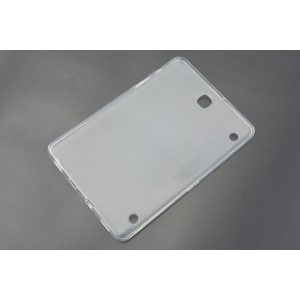 Силиконовый матовый полупрозрачный чехол для Samsung Galaxy Tab S2 8.0 Белый