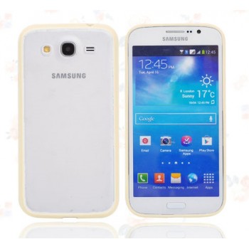 Силиконовый бампер для Samsung Galaxy Mega 5.8 (i9150 i9152) Бежевый