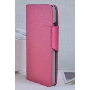 Чехол флип подставка с магнитной застежкой для HTC Desire 300 Розовый
