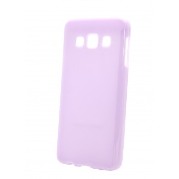 Глянцевый силиконовый непрозрачный чехол для Samsung Galaxy A3 Фиолетовый
