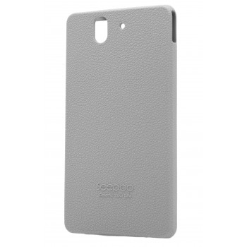 Силиконовый софт-тач премиум чехол для Sony Xperia Z Серый