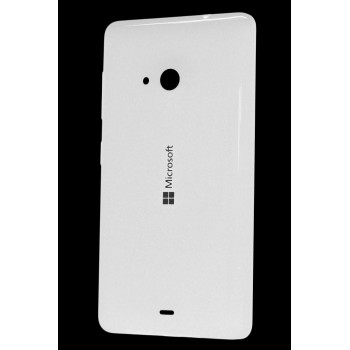 Оригинальный встраиваемый пластиковый матовый непрозрачный чехол для Microsoft Lumia 535 Белый
