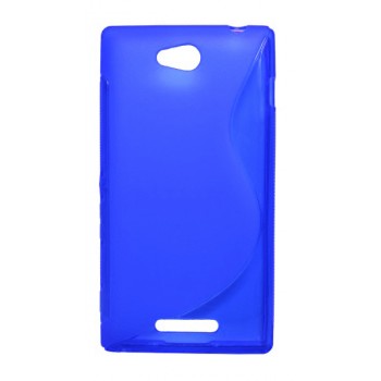 Силиконовый чехол S для Sony Xperia C Синий