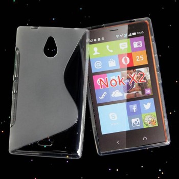 Силиконовый S чехол для Nokia X2 Белый