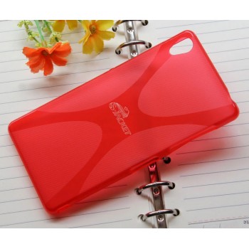 Силиконовый X чехол для Sony Xperia Z3 Красный