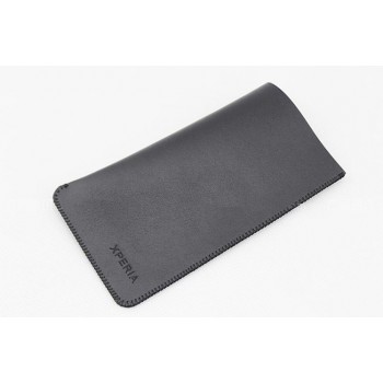 Чехол кожаный мешок для Sony Xperia Z3 Черный