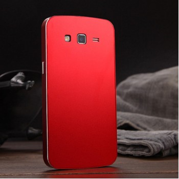 Металлический сверхлегкий чехол для Samsung Galaxy Grand 2 Duos Красный
