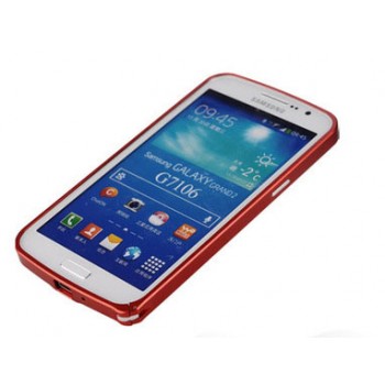 Ультратонкий бампер для Samsung Galaxy Grand 2 Duos Красный