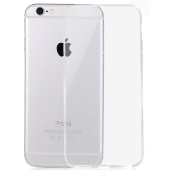 Ультратонкий чехол-накладка с полупрозрачным основанием для Iphone 6 Белый
