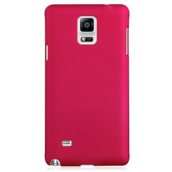 Пластиковый матовый грязестойкий чехол Металлик для Samsung Galaxy Note 4 Пурпурный