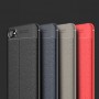 Силиконовый чехол накладка для Xiaomi RedMi 6A с текстурой кожи, цвет Серый