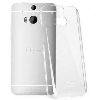 Пластиковый транспарентный чехол для HTC One (M8)