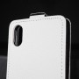 Чехол вертикальная книжка на силиконовой основе на магнитной защелке для Iphone X 10/XS, цвет Белый