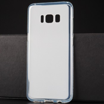 Силиконовый матовый полупрозрачный чехол для Samsung Galaxy S8